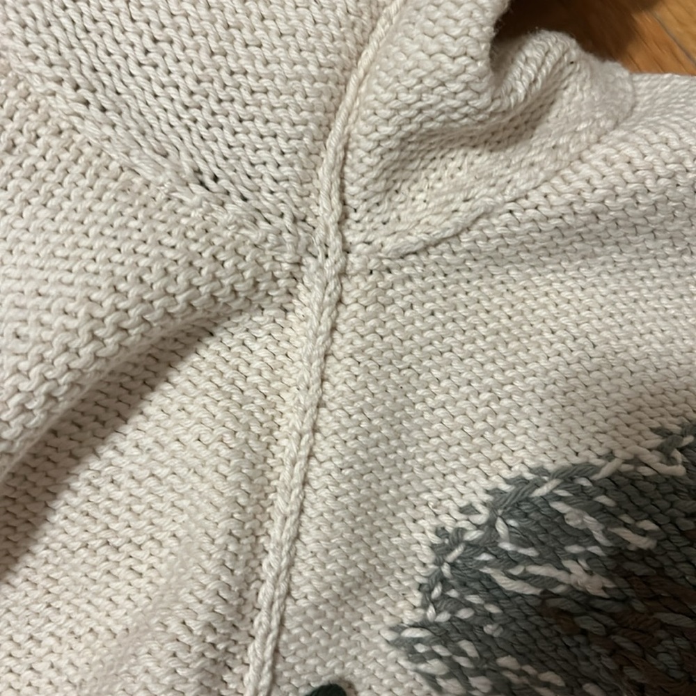 Rey Wear Tree Pattern Knit Cardigan - Picture 10 of 13